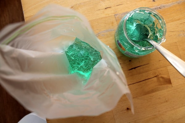 diy sensory bag with gel