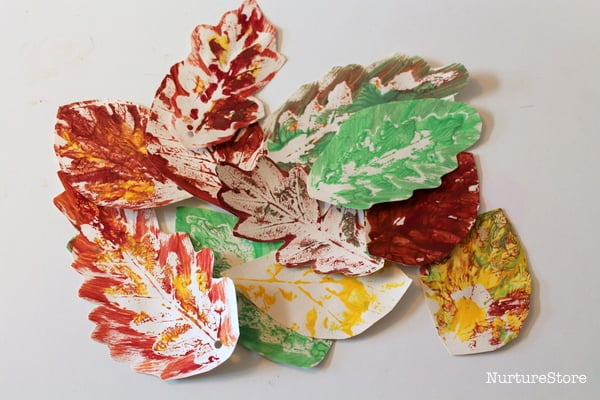 fall leaf print craft