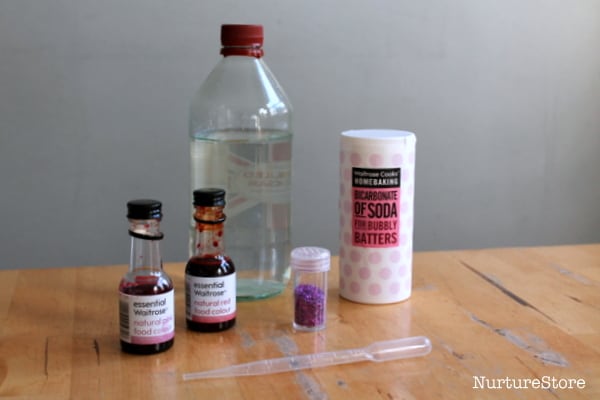 science experiments with bicarb soda and vinegar