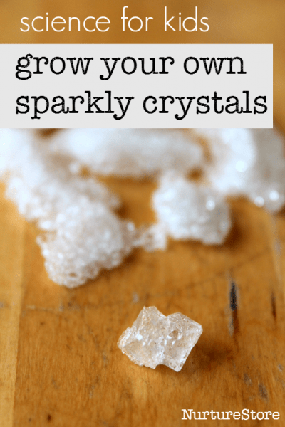 How to grow crystals :: easy kids science project - NurtureStore