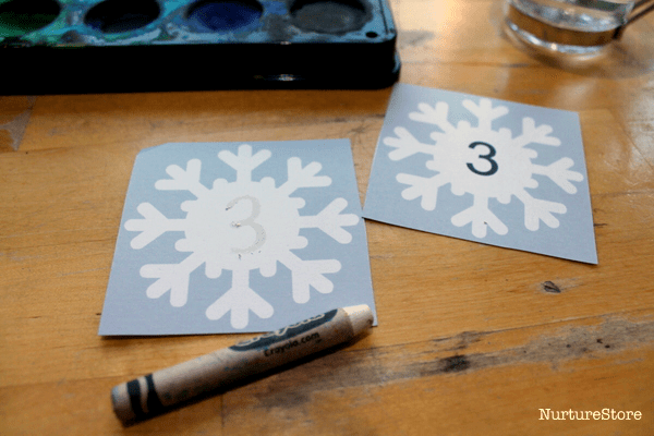 snowflake counting activity
