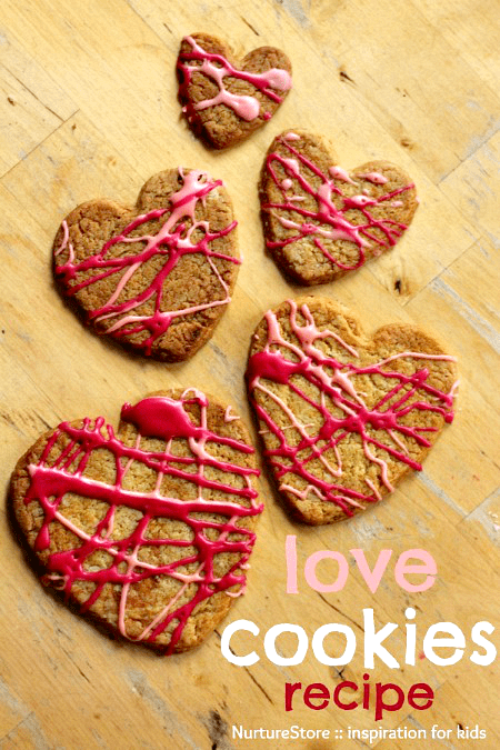 Deliciously easy cookie recipe - nice and easy Valentine snack for kids