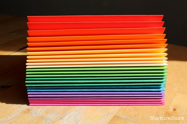 rainbow writing activity