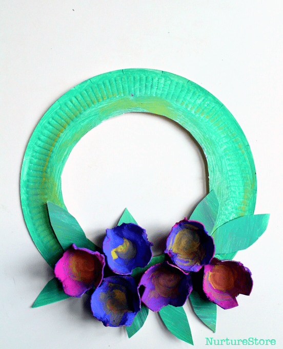 simple spring flower craft for preschool