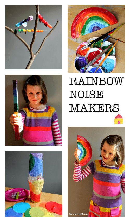 How to make homemade noise makers and musical instruments :: Wild rumpus crafts and great for New Years Eve