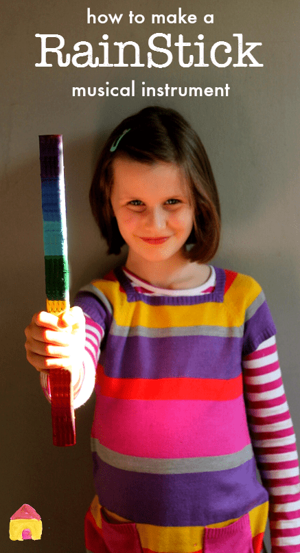 how to make a rain stick musical instrument