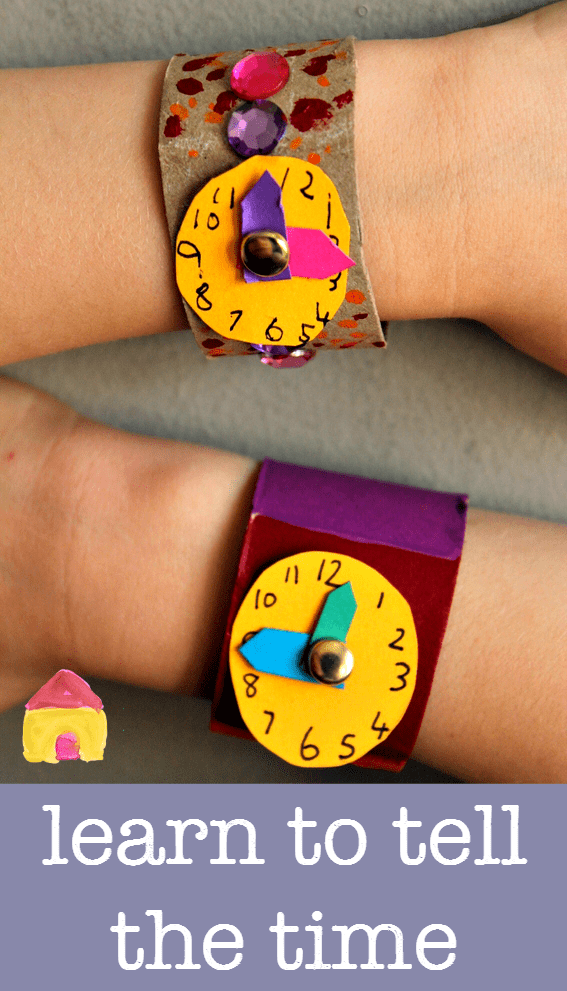 Learn To Tell The Time Clock Craft Nurturestore