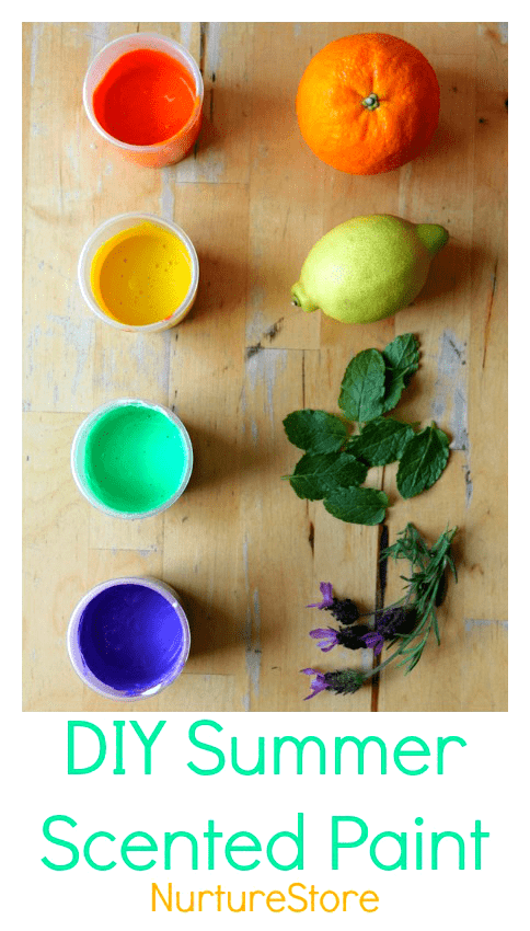 How to make scented paint for summer NurtureStore