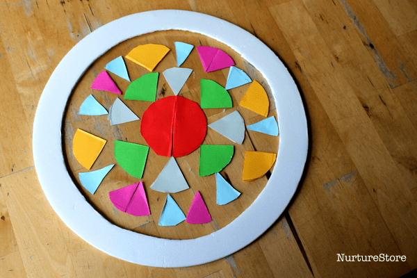 circle art exploring shapes