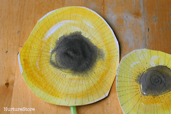 easy sunflower craft for preschool