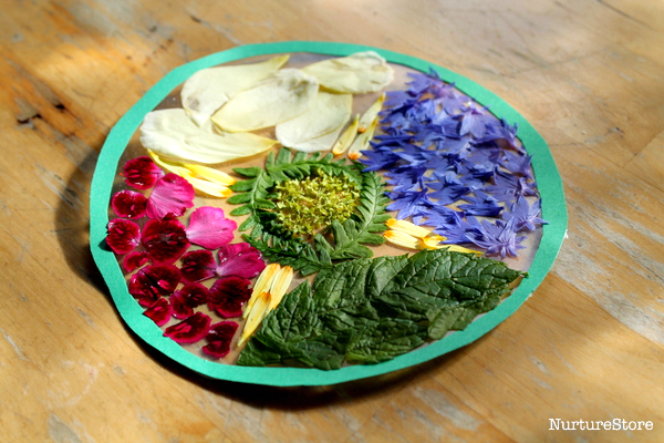 flower mandala craft for children