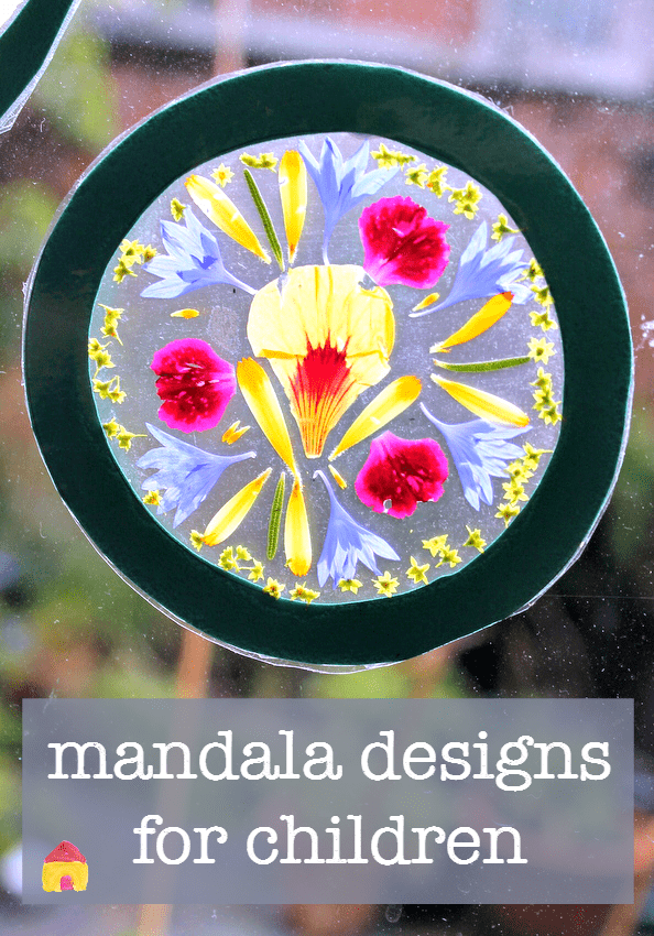 DIY Garden Mandala Art Made From Paper Plate Holders - Crafting