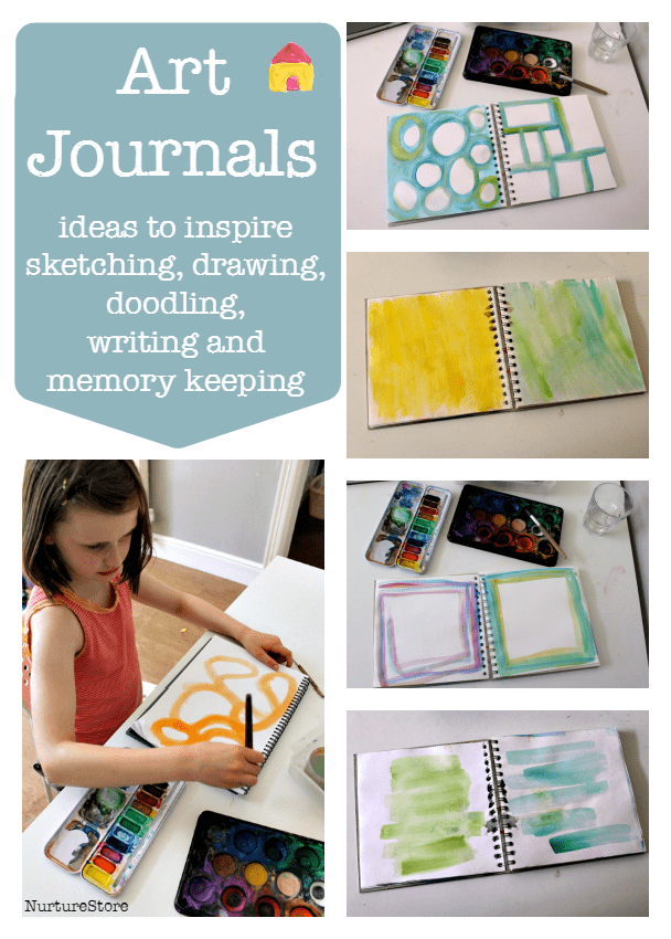 Art journal ideas for kids to scrapbook their summer - NurtureStore