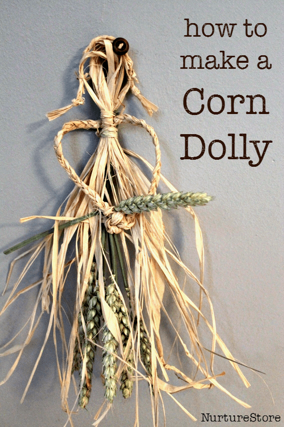 how to make a corn dolly :: harvest craft :: traditional English craft :: samhain craft :: corn dolly craft