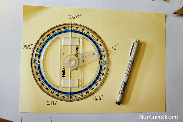 measuring a five point star