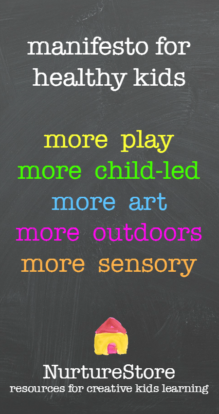 This site has great resources for making your learning more child-centered and play-based.