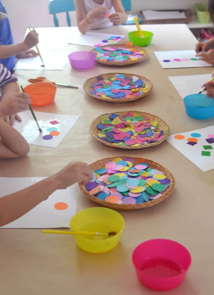 art activity using shapes