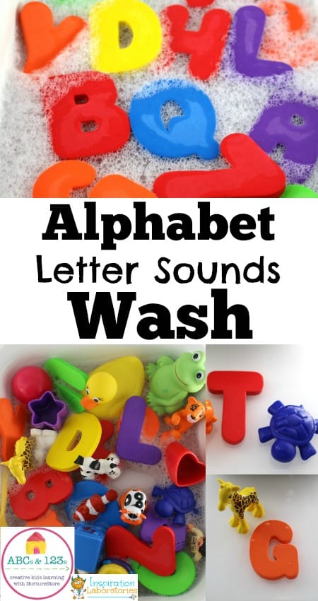 Alphabet Letter Sounds Activity For The Water Tub Nurturestore