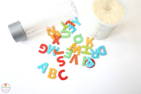 How to make magnetic ABC I-spy Jar