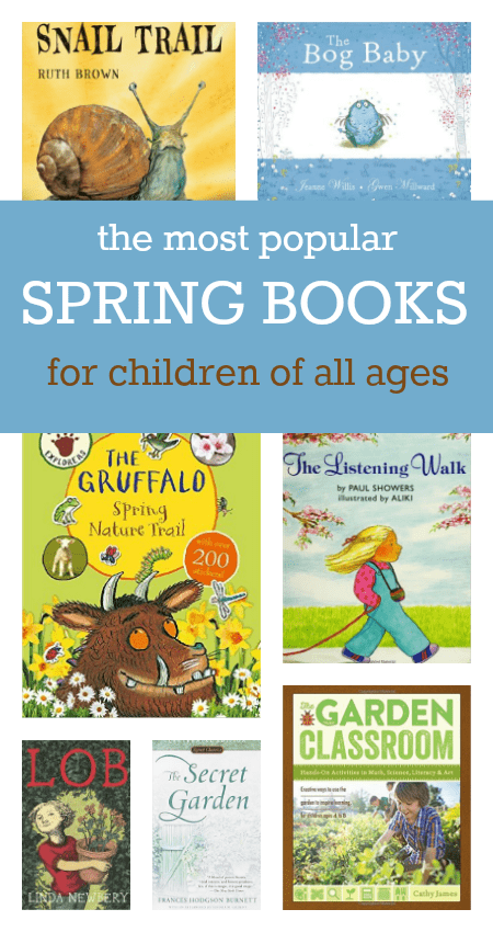 The most popular spring books for children of all ages - NurtureStore