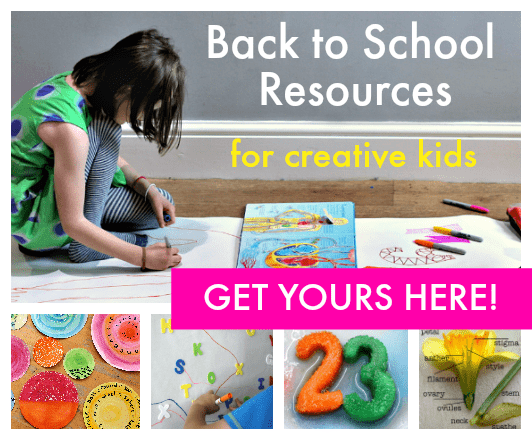 back to school resources for creative kids