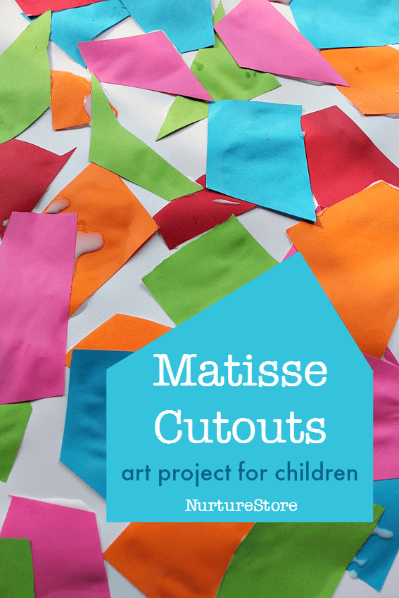 Henri Matisse cutouts art project for children :: The Snail art project for kids