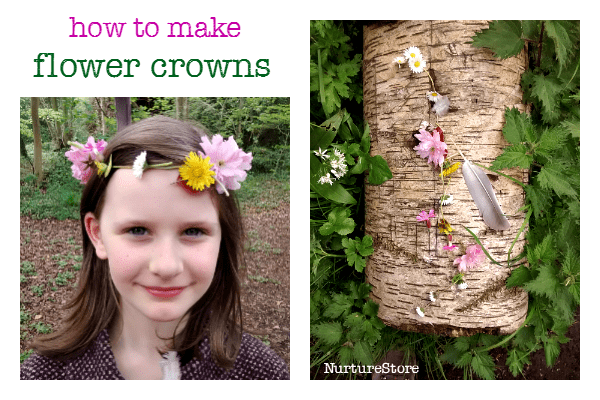 how to make flower crowns