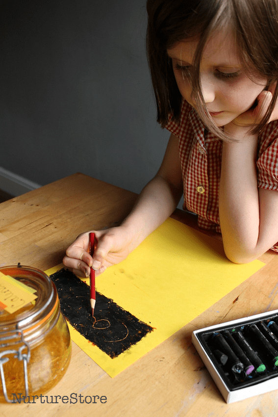 scratch art projects for kids