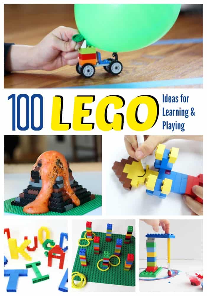 100 Lego Ideas for Learning and Playing :: Lego activities :: Lego math ideas :: Lego science activities