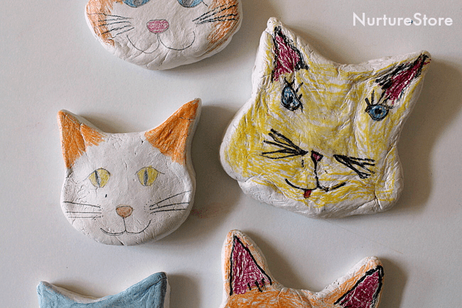 simple-clay-craft-for-kids-cats