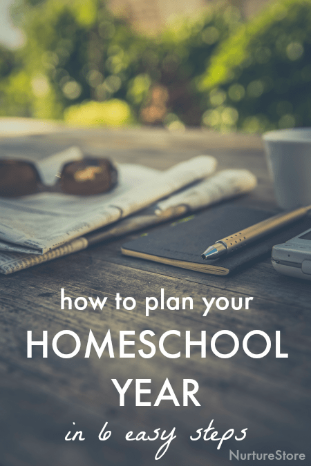 How to plan your homeschool year the easy way