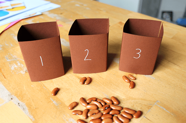 bean counting math activity