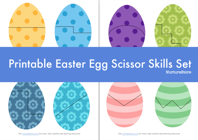 Happy Easter Scissors Skill Book for kids: Funny Cutting Practice