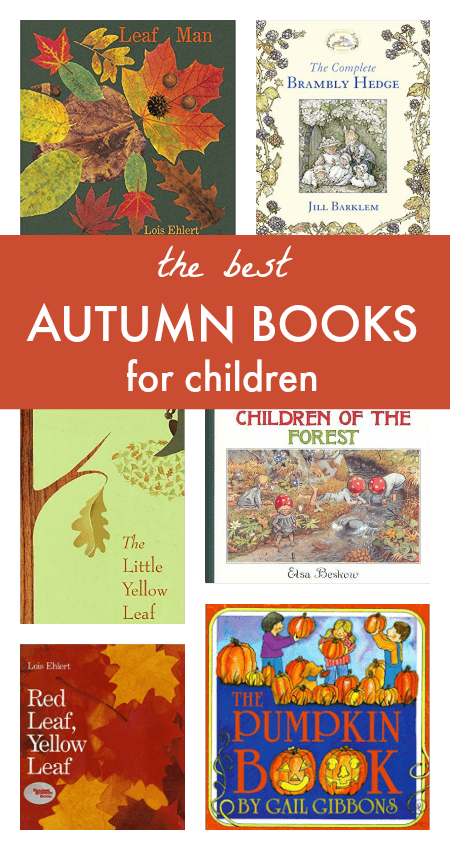 The best autumn books for children - great fall book list for children, inc children's books about pumpkins and leaves