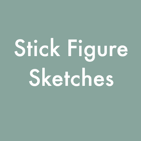 stick figure sketching lesson for children