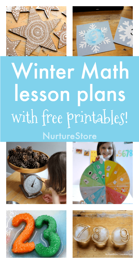 winter math lesson plans free printables, winter math centers