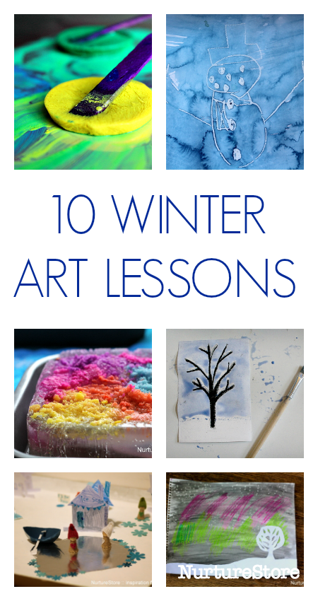 winter art lesson plans for elementary, winter art projects for children