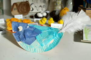 Easy paper plate bird craft - NurtureStore