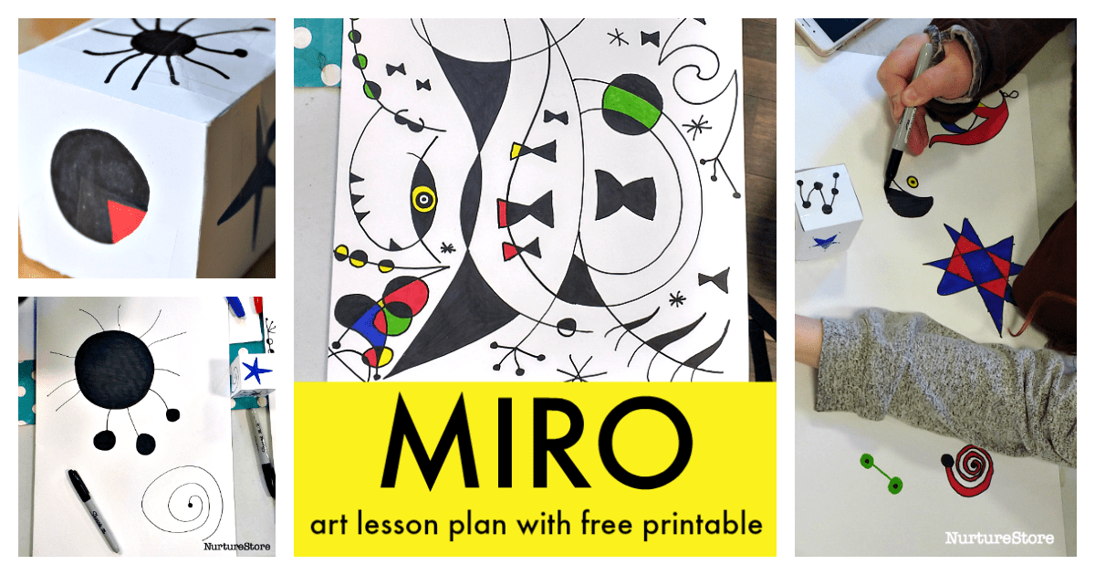 Joan Miro Lesson - Miro Skyscape