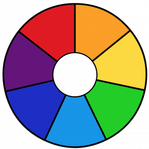 Printable rainbow days of the week and color wheels - NurtureStore