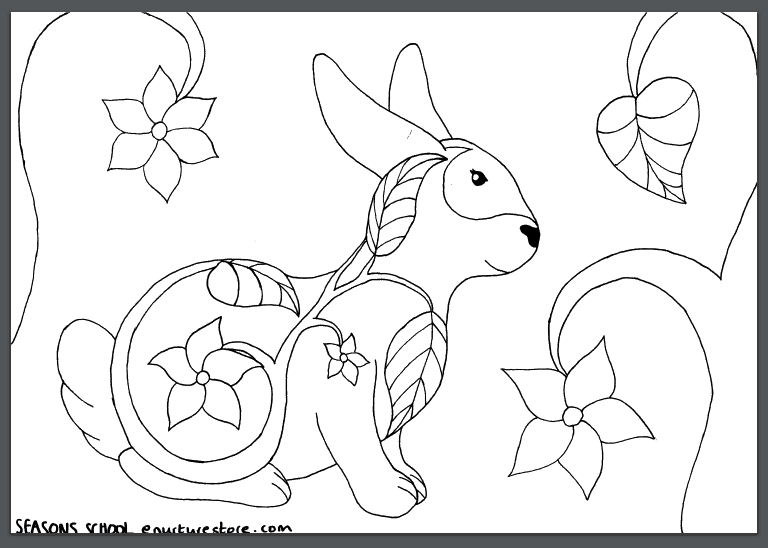 Spring coloring sheets printables for children - NurtureStore