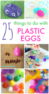 25+ ideas for plastic egg activities - NurtureStore