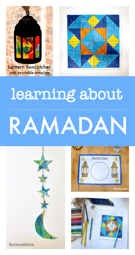 learning about ramadan unit for kids, ramadan printables, ramadan lesson plan