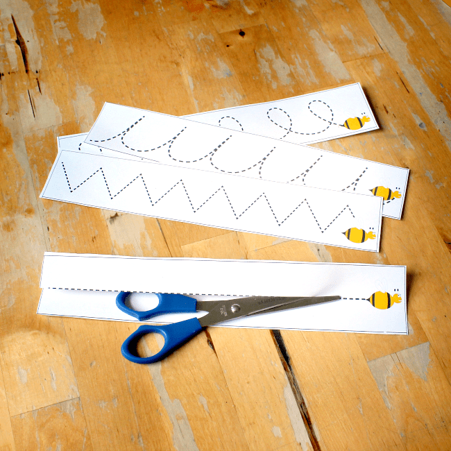 scissor skill cutting cards