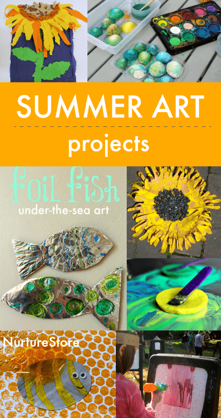 20+ summer art activities for children - NurtureStore