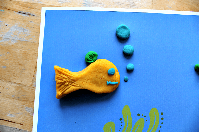 Free Printable Ocean Play Dough Mat For Kids