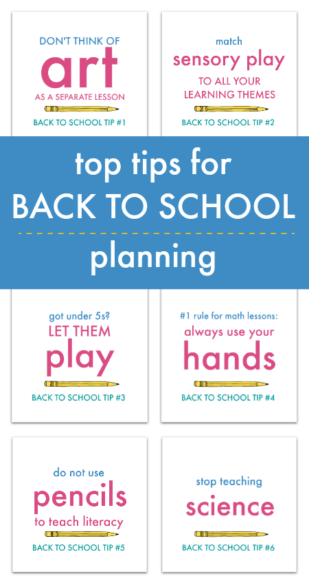 top tips for back to school planning and back to school hacks