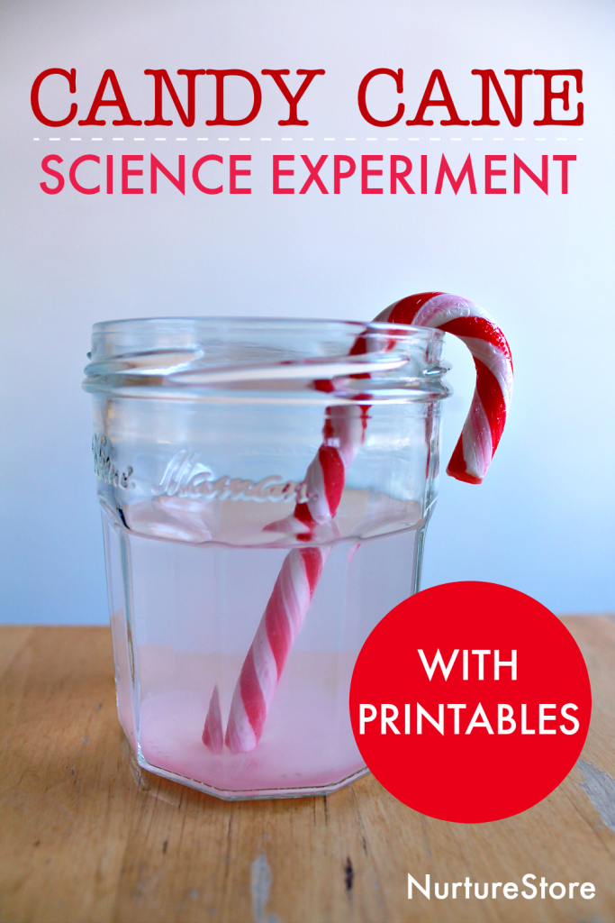 Candy Cane Science Experiment With Printable Nurturestore