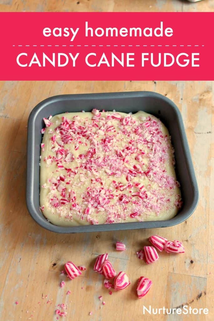 easy homemade candy cane fudge recipe