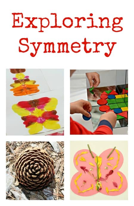easy symmetry crafts, symmetry lesson plans 